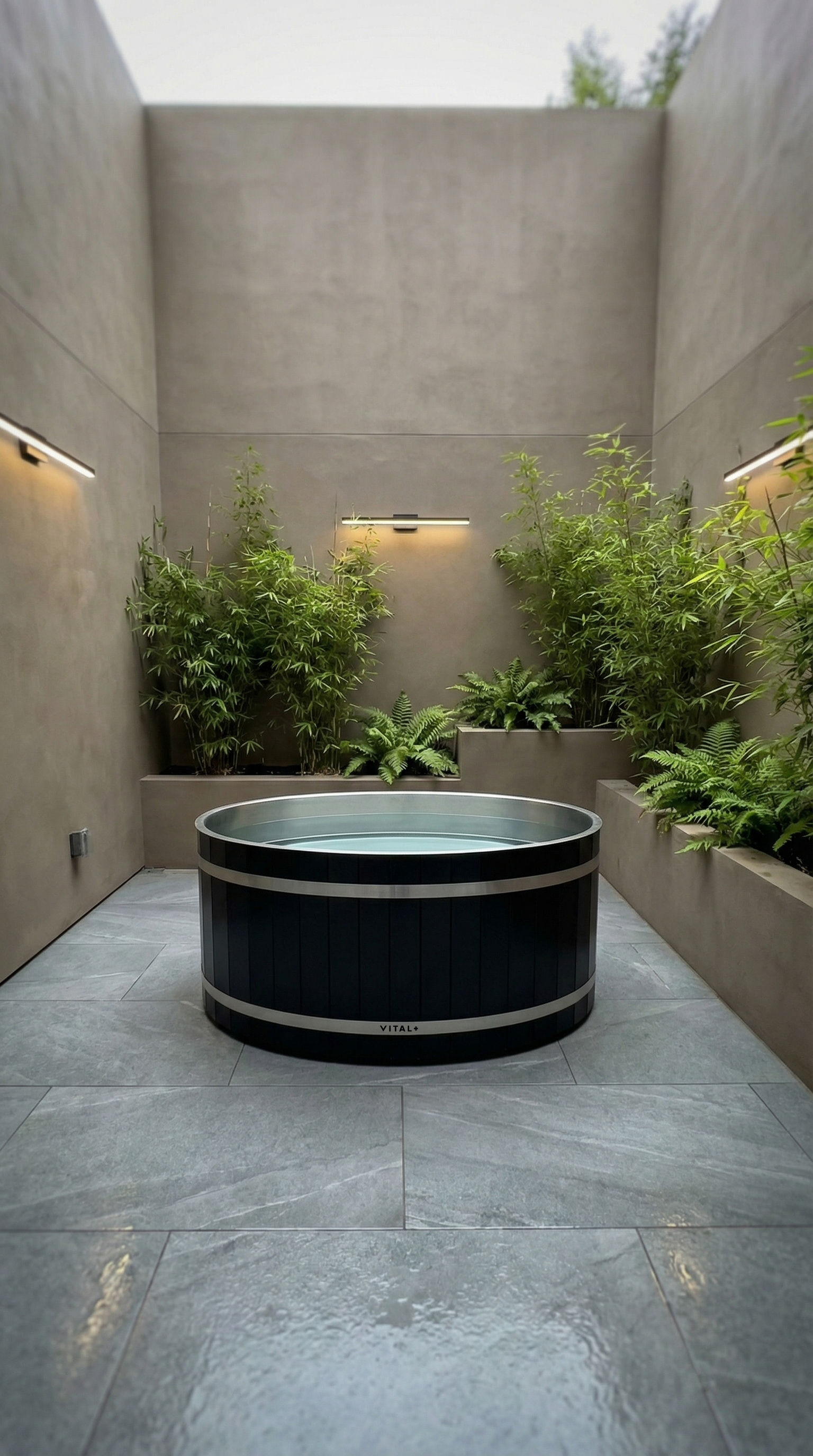 Vital+ — concrete garden
